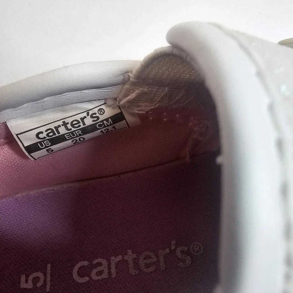 Toddler Unicorn Shoes Carters Size 5 Slip On‎ Glitter Girls